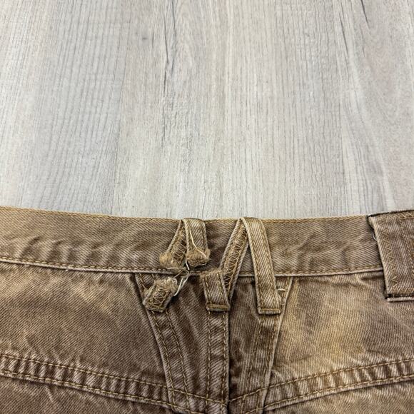 Vintage Marithe Francois Girbaud Jeans Men's 42M (Fits 42x29) Brown Baggy 90s - Picture 9 of 13